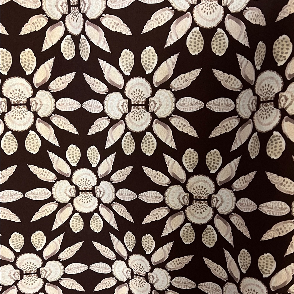 Hill House XXS Brown Floral Sleeveless Top Deep V Lightweight Summer Dress - Picture 3 of 10